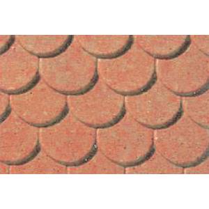 JTT Scenery Products 97438 Pattern Sheets/Scalloped Edge Tile O (1:48)/2pk