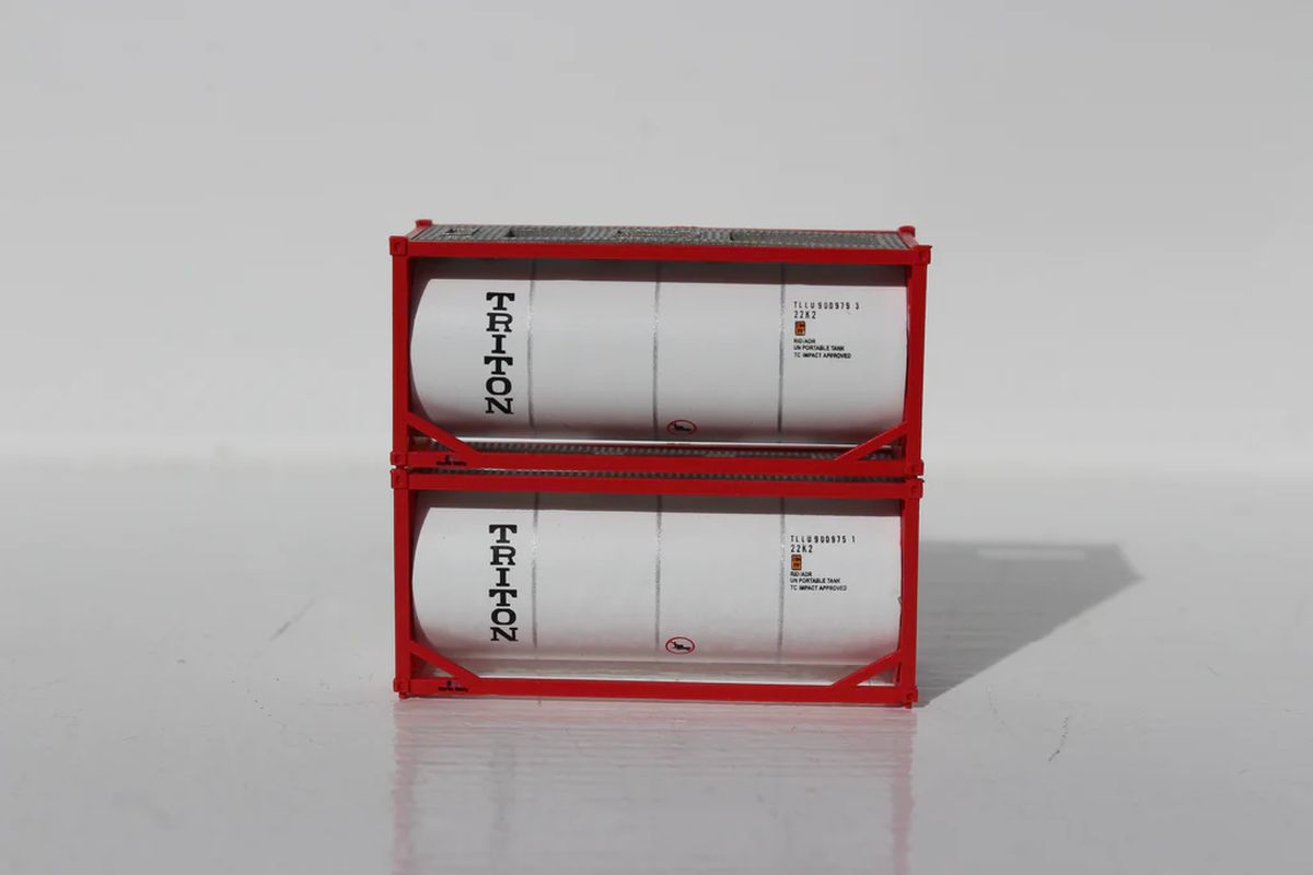JTC Model Trains 205208 N TRITON LEASING 20 Standard Tank Container (full wrap arou