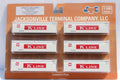 JTC Model Trains 405619 N K Line 40 Reefer High Cube Container 6pk