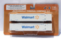 JTC Model Trains 537081 N Walmart Star Burst Loco #4 53 High Cube Container