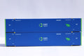 JTC Model Trains 537100 N COFC Logistics leaf logo (Green 40 End Post) 53 HIGH C