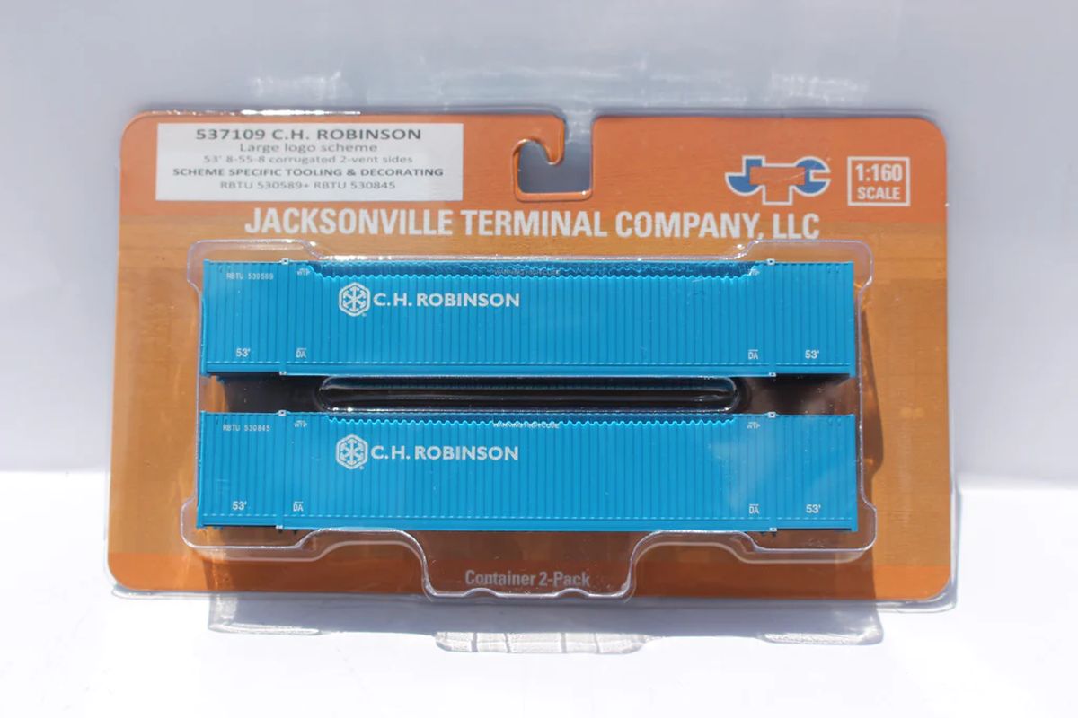 JTC Model Trains 537109 N CH Robinson 53 High Cube Container