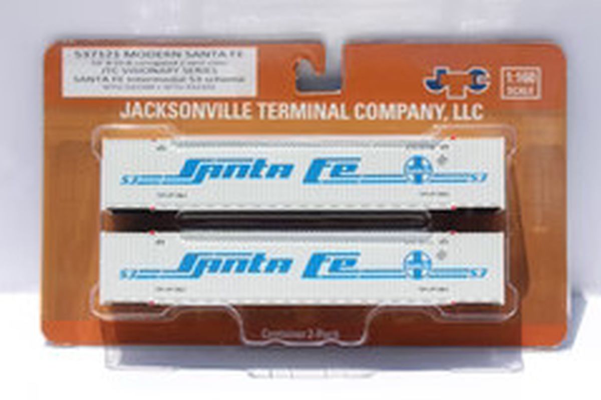 JTC Model Trains 537121 N VS Santa Fe 53 High Cube Container