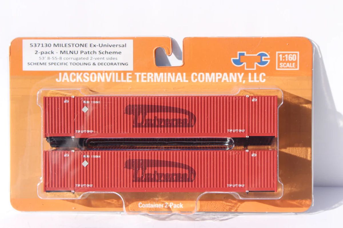 JTC Model Trains 537130 Milestone Universal patch 53 HIGH CUBE 8-55-8 corrugated