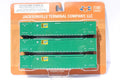 JTC Model Trains 537135 N EMP/green w/sill striping 53 High CubeContainer3pk#2