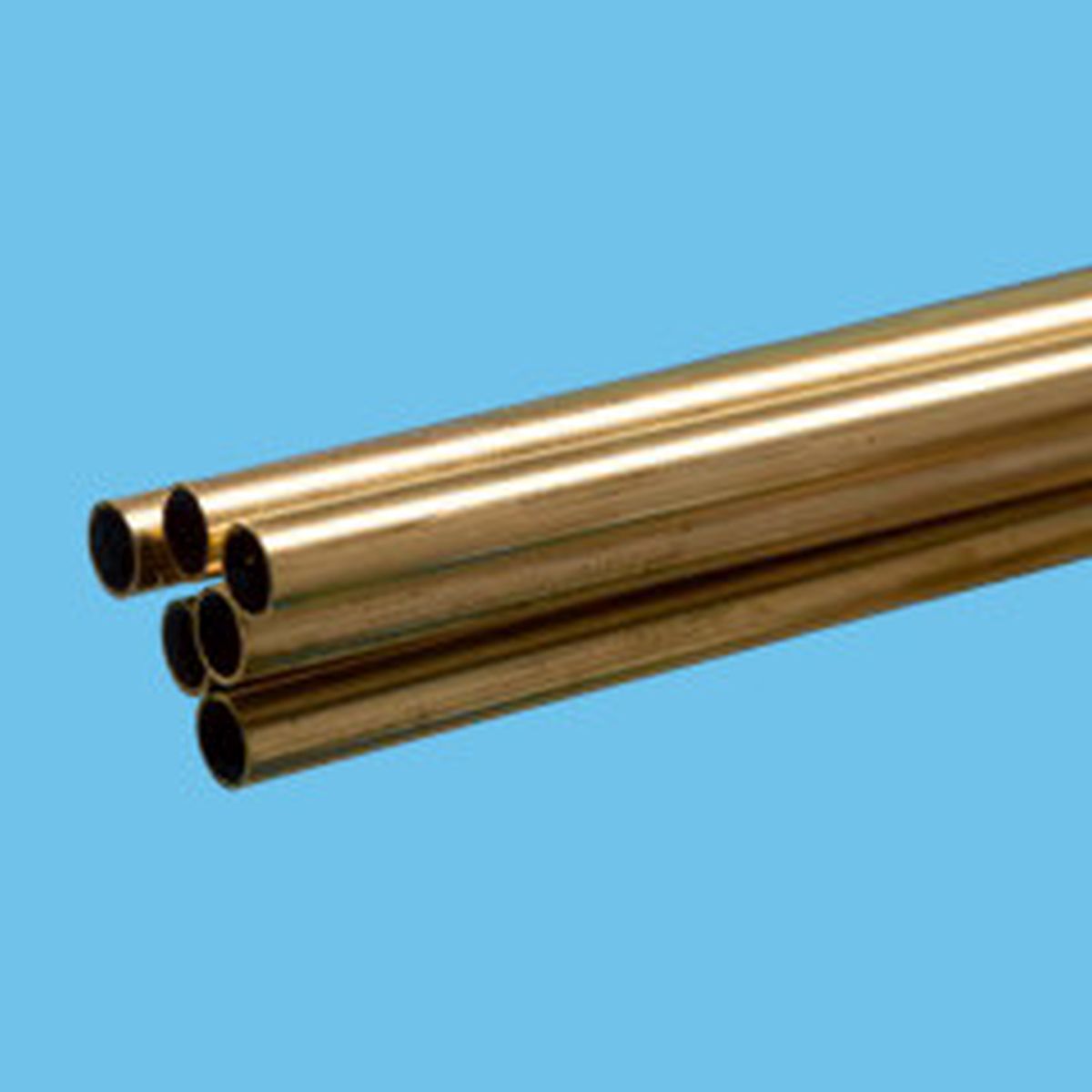 K&S Metal Products 1148 Round Brass Tube 7/32 x .014 x 36 6pk