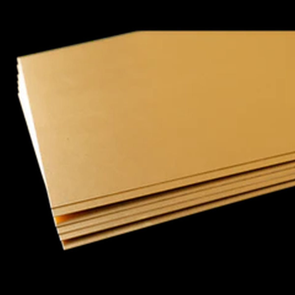 K&S Metal Products 252 Brass Metal Sheet .015 x 4 x 10 6pk