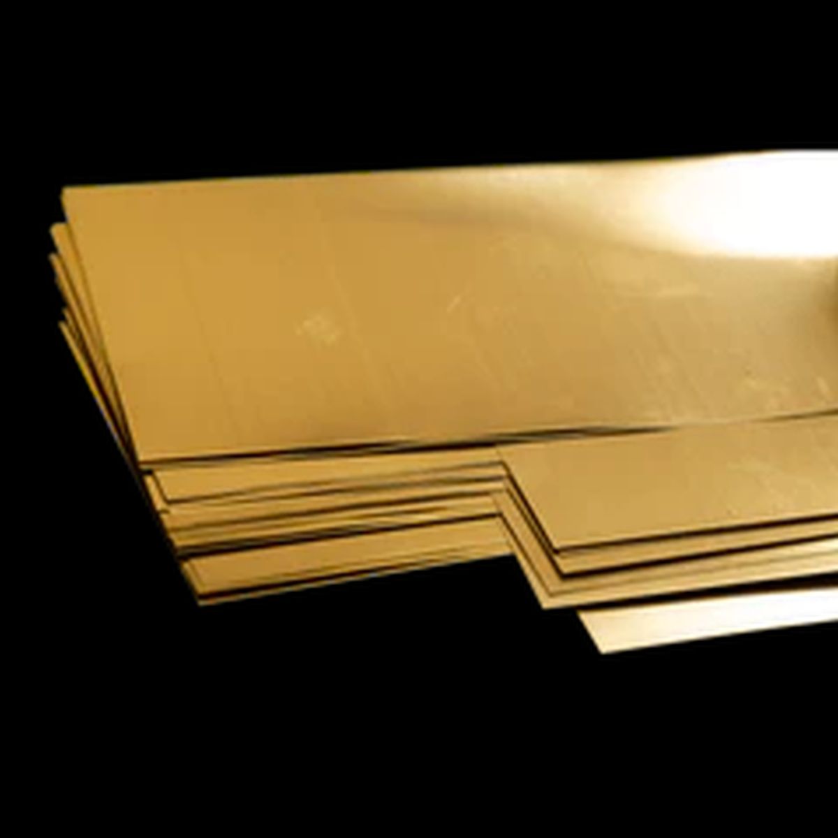 K&S Metal Products 258 Brass Metal Sheet Asst. 6pk