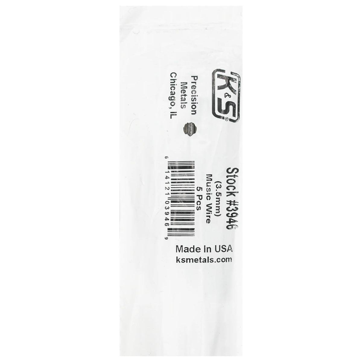 K&S Metal Products 3946 3.5MM Diameter 5cd