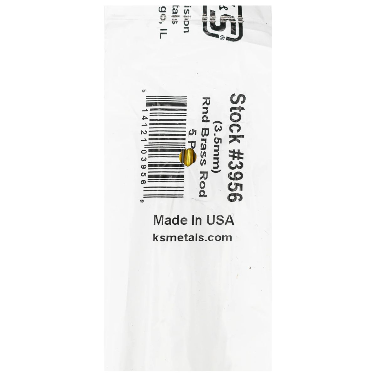 K&S Metal Products 3956 3.5MM Diameter 5cd