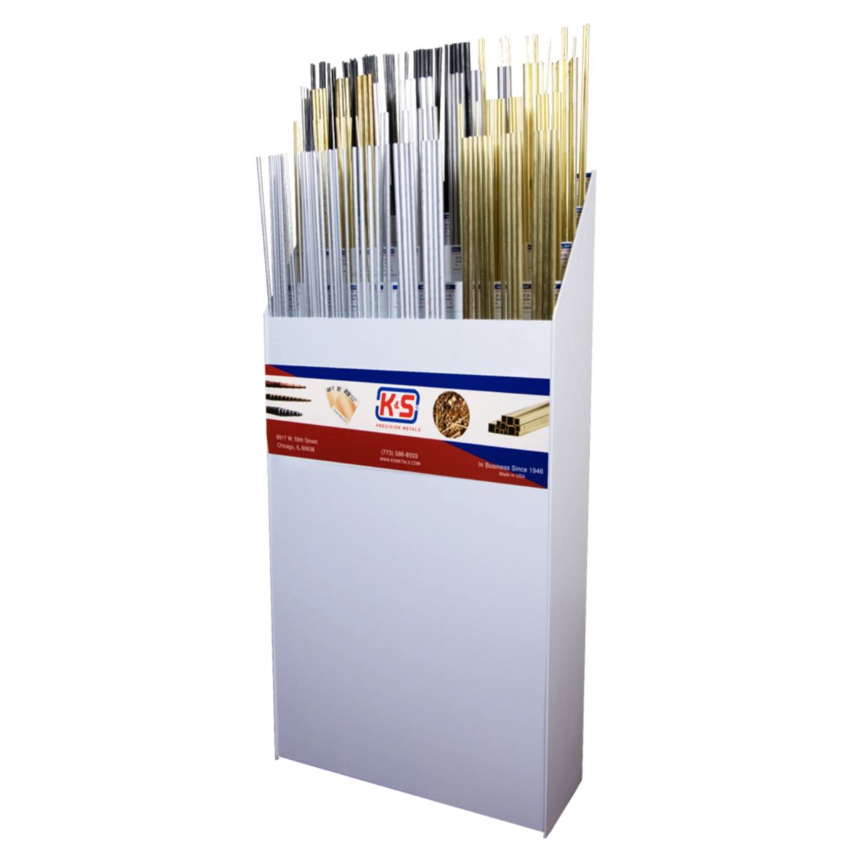 K&S Metal Products 4800A Tube & Wire Center (48 Items)