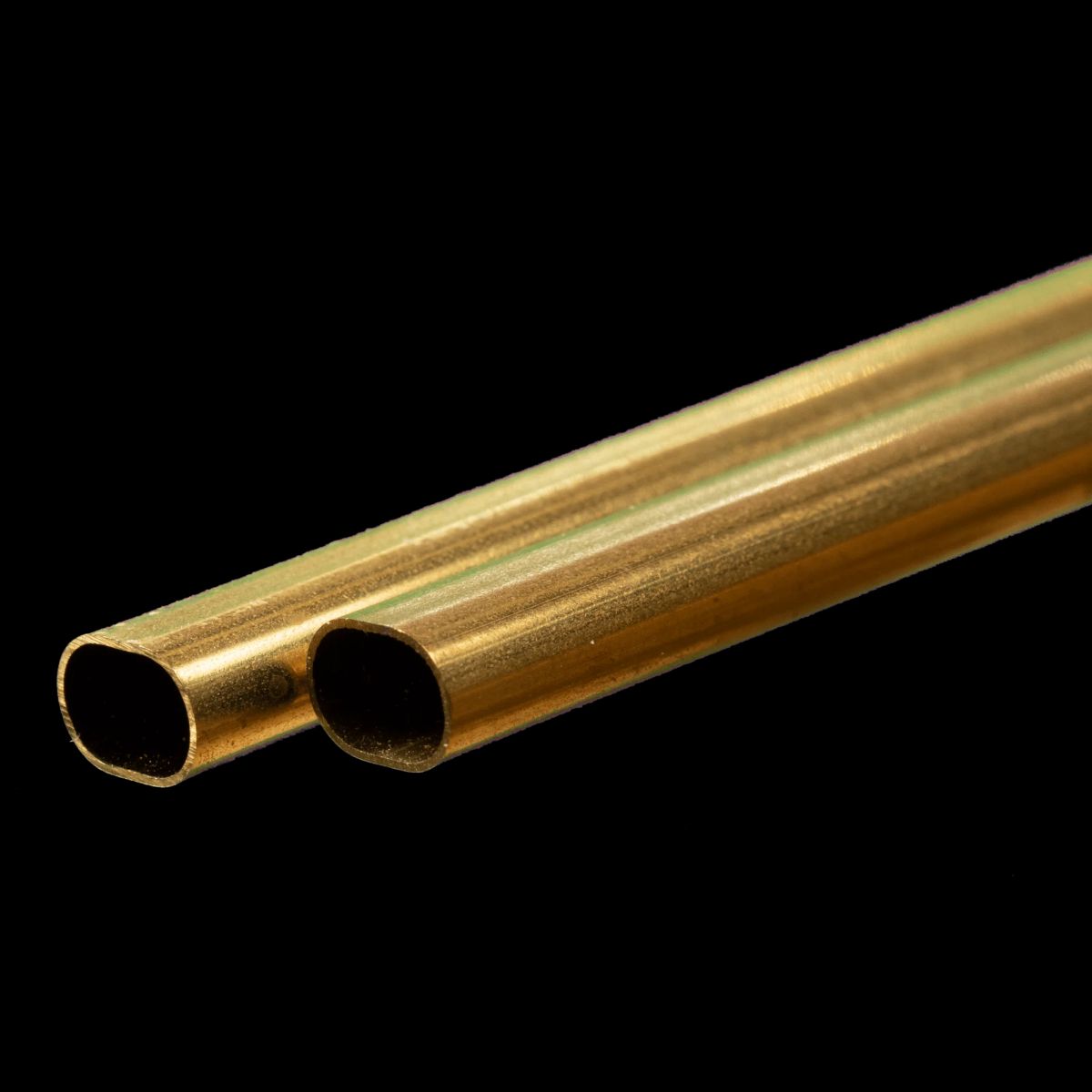 K&S Metal Products 5094 Sm. Brass Oval Tube (2 pcs)