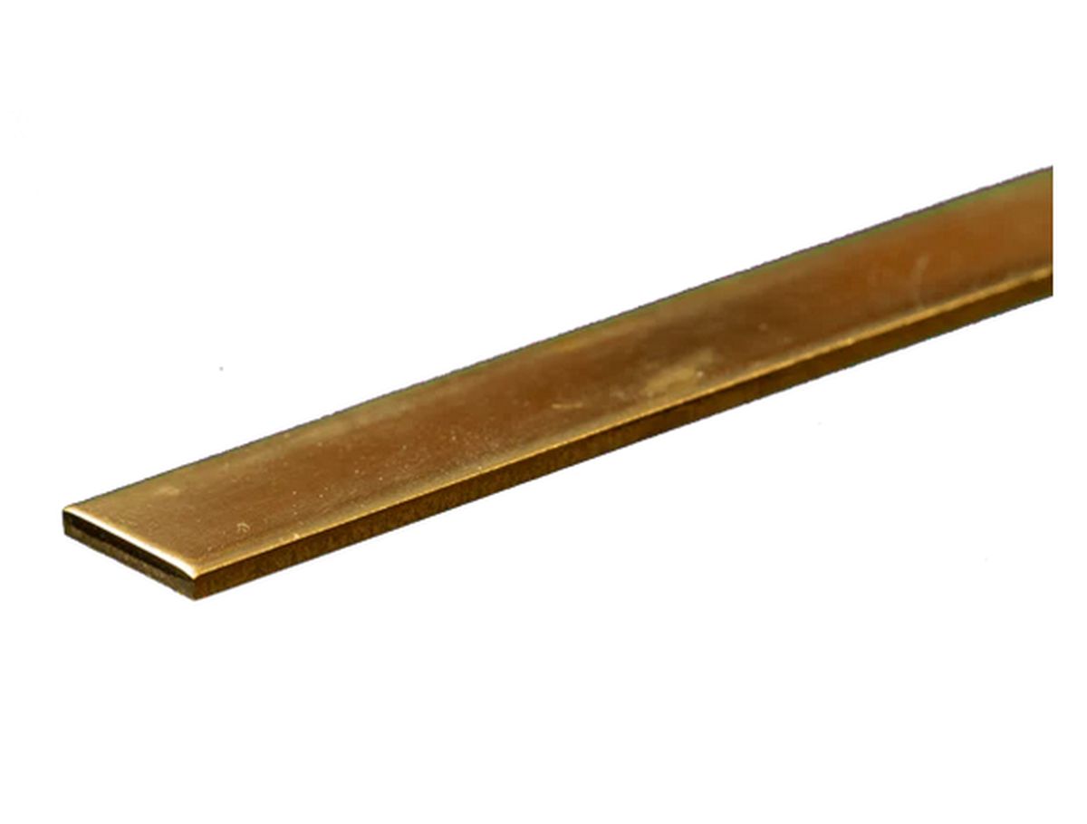 K&S Metal Products 8246 Brass Strip .064 x 1/3 x 12 1cd
