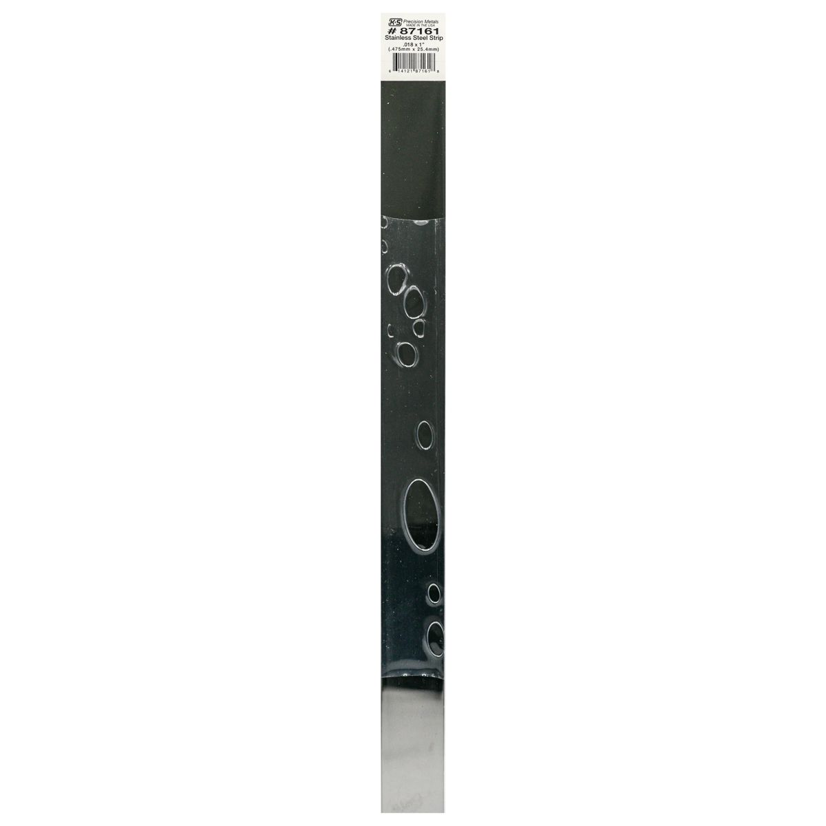 K&S Metal Products 87161 .018 Thick (26 Gauge) X 1 Wide Stainless Strip 1cd