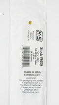 K&S Metal Products 9209 Round Brass Tube .1/4 x 029 x 36 5cd