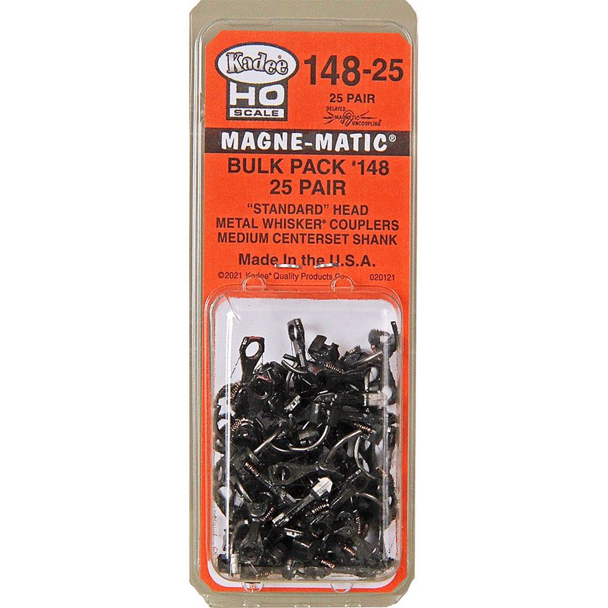Kadee Model Train Products 14825 HO Whisker Coupler 9/32 Center (25 pair)/