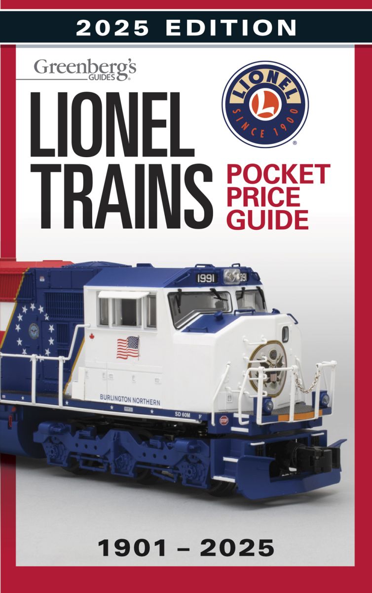 Kalmbach Publishing 108725 Lionel Trains Pocket Price Guide 1901-2025