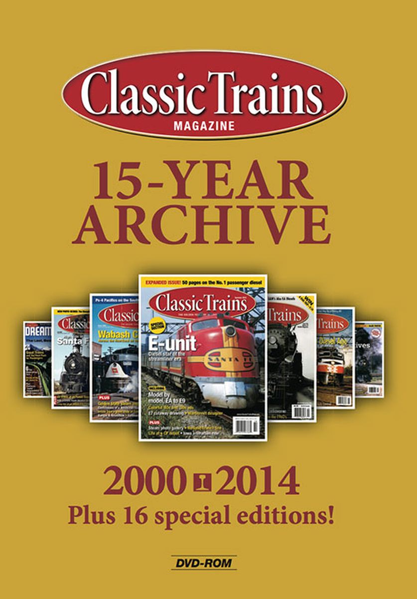 Kalmbach Publishing 15112 Classic Trains 15-Year Archive 2000-2014 on DVD-ROM