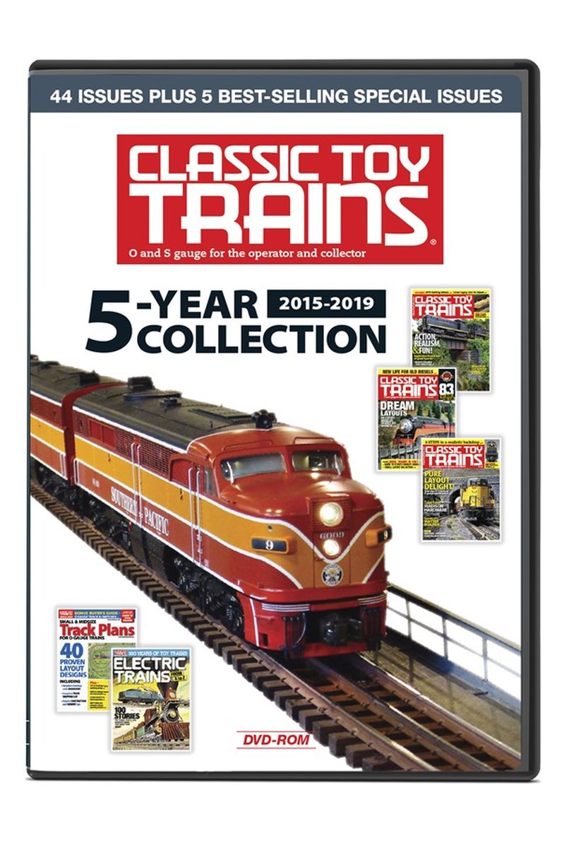 Kalmbach Publishing 15360 Classic Toy Trains 5 Year Archive DVD