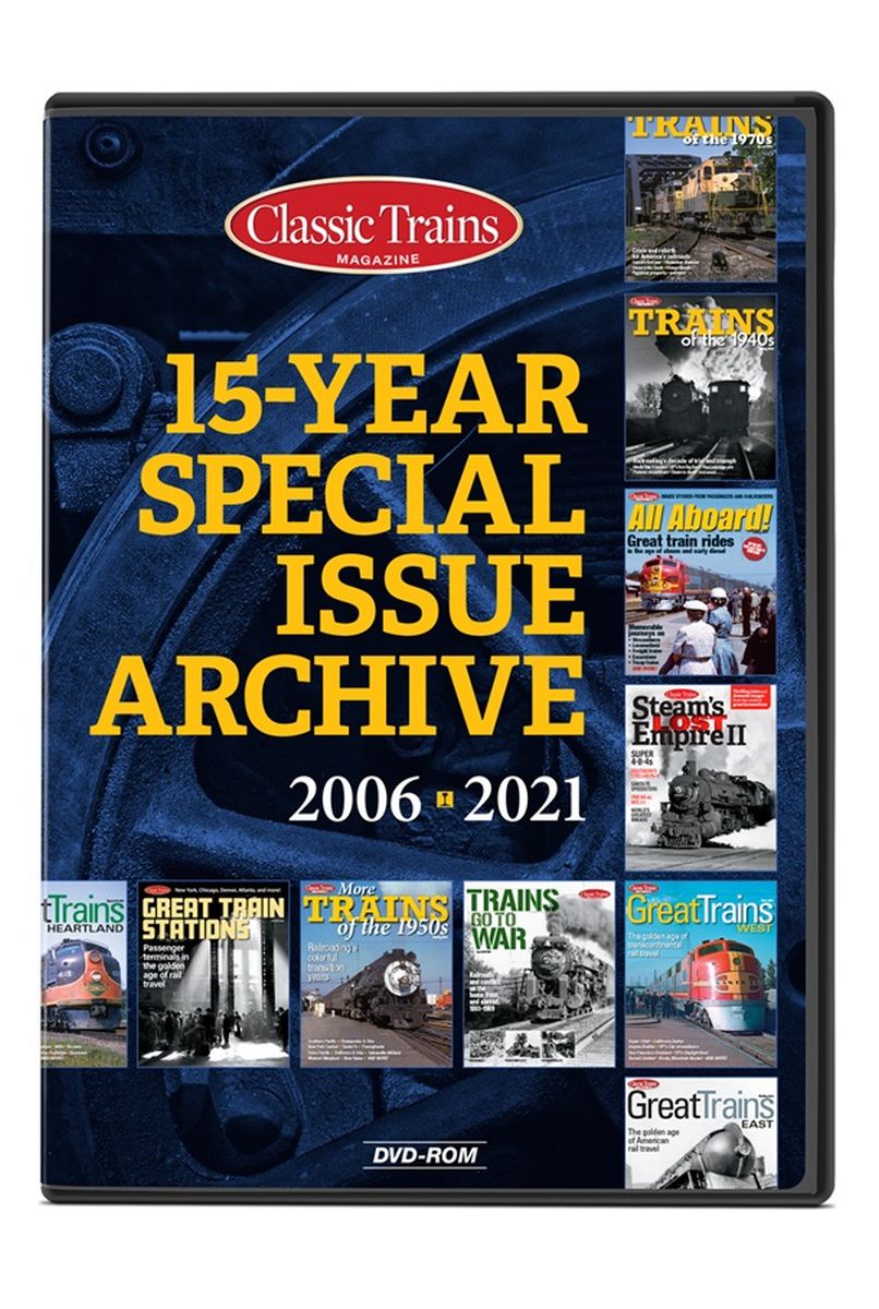 Kalmbach Publishing 16125 Classic Trains 15-Year Special Issue Archive DVD-ROM