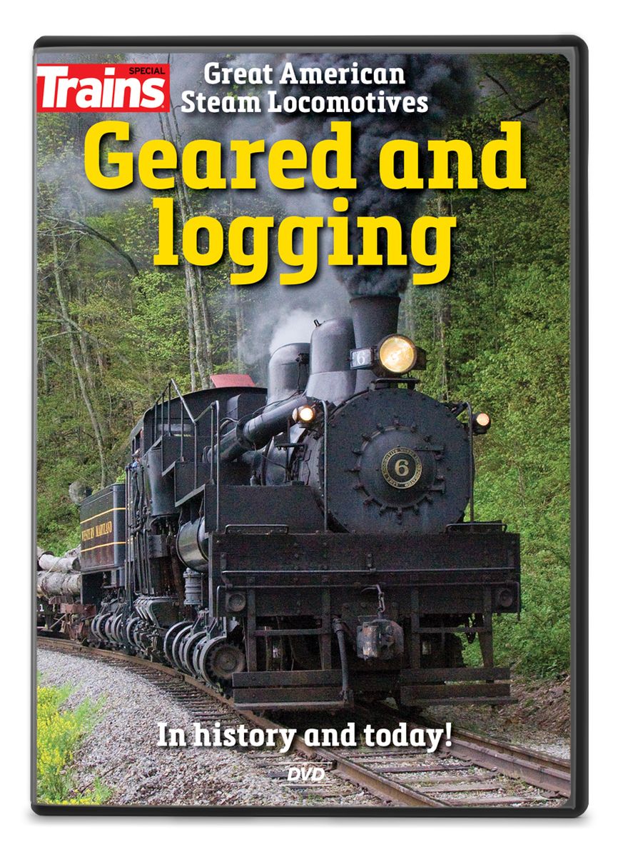 Kalmbach Publishing 16128 Great American Steam Locomotives: Geared and Logging DVD