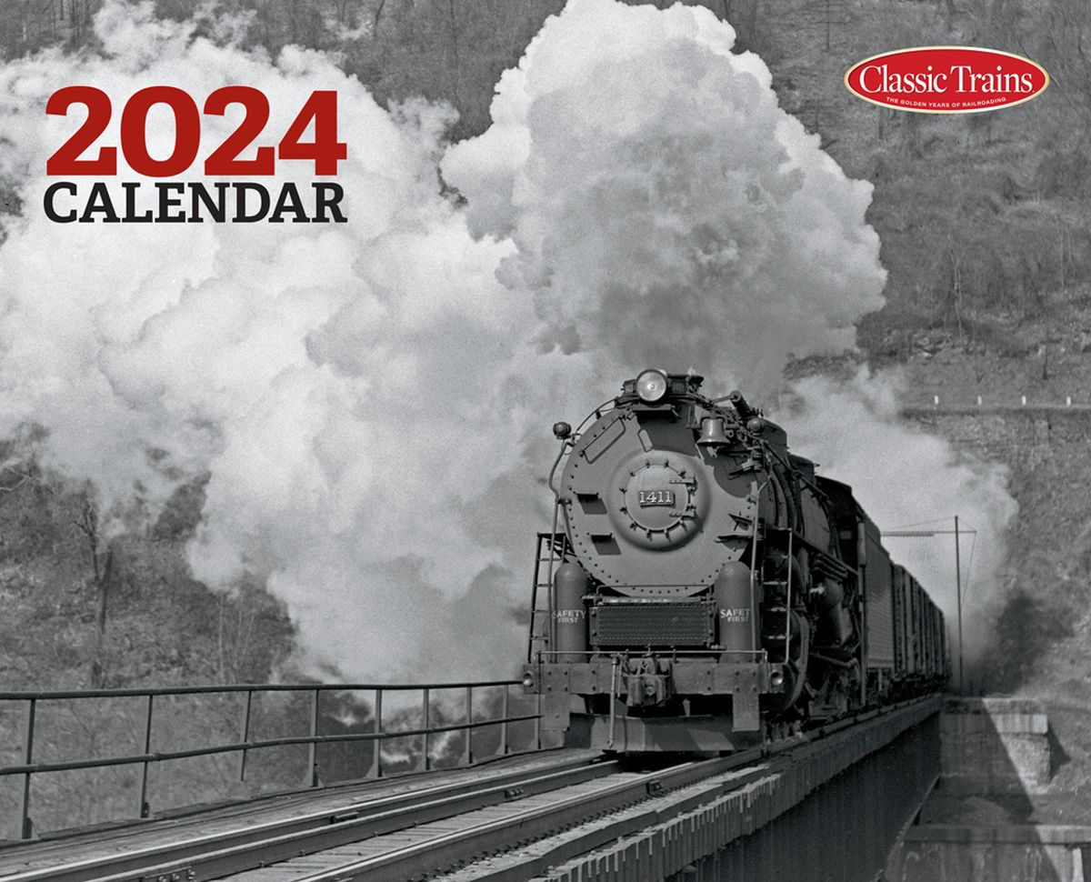 Kalmbach Publishing 68210 Classic Trains 2024 Calendar