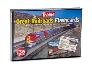 Kalmbach Publishing 83009 Great Railroads Flashcards