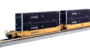 Kato USA Model Train 1066176 N MAXI-IV 53 Stack Car 3pk TTX New Logo #766519 w/UMAX Cont