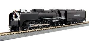 Kato USA Model Train 1260401DCC N FEF-3 4-8-4 UP #844 Steam Loco/blk w/DCC