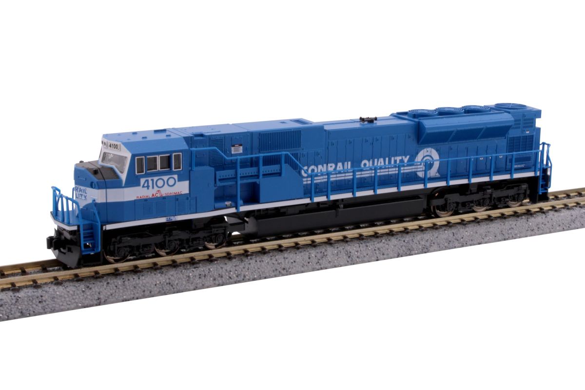 Kato USA Model Train 1765515DCC N SD80MAC CR #4114 w/DCC