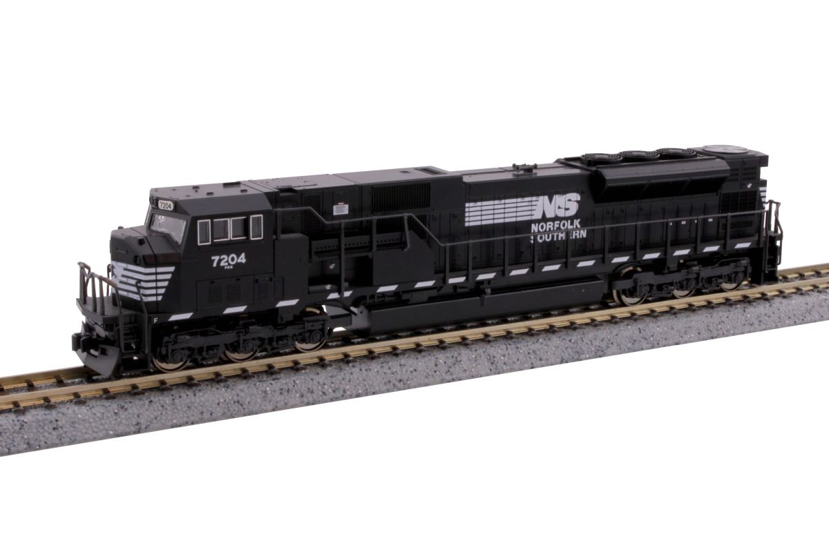 Kato USA Model Train 1765518DCC N SD80MAC NS #7227 w/DCC