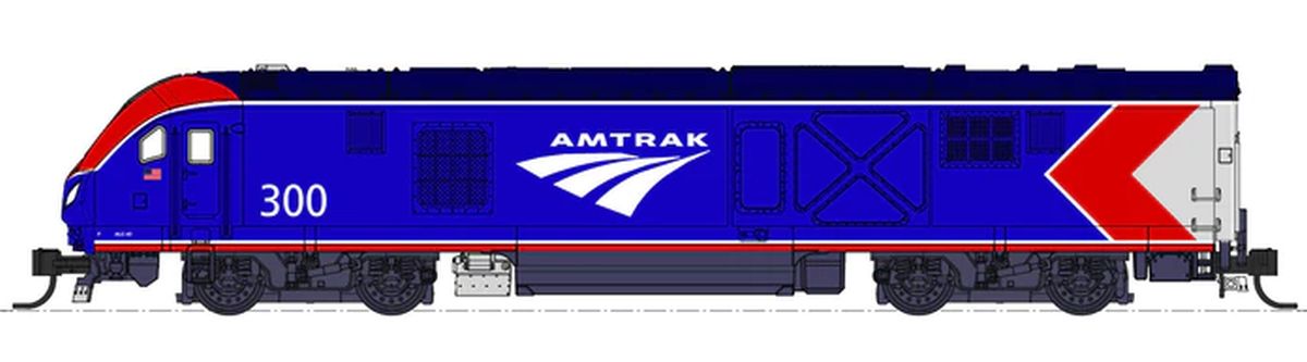 Kato USA Model Train 1766053DCC N ALC-042 Charger Diesel Amtrak #301/Day One 50th Anniversar