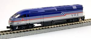 Kato USA Model Train 1766126 N MP36PH Diesel VRE #52 (Virginia Railway Express)