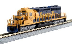 Kato USA Model Train 1768209 N SD40-2 Diesel SF #5072