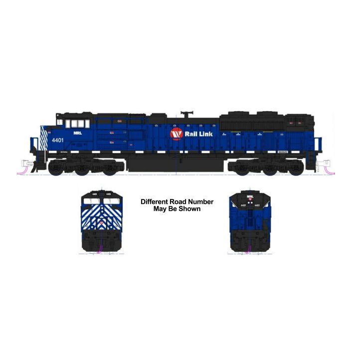 Kato USA Model Train 1768530DCC N SD70ACe Diesel MRL #4400/blu&blk/DCC