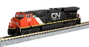 Kato USA Model Train 1768938 N ES44AC GEVO Diesel CN #2898