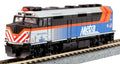 Kato USA Model Train 1769108DCC N F40PH Diesel Chicago Metra #183 Village of Itasca w/DCC