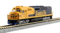 Kato USA Model Train 1769212 N SDP40F Diesel SF #5253/Yellow Bonnet
