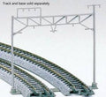 Kato USA Model Train 23060 N Dbl.Trk.Catenary Poles/sq./8pc