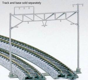 Kato USA Model Train 23060 N Dbl.Trk.Catenary Poles/sq./8pc