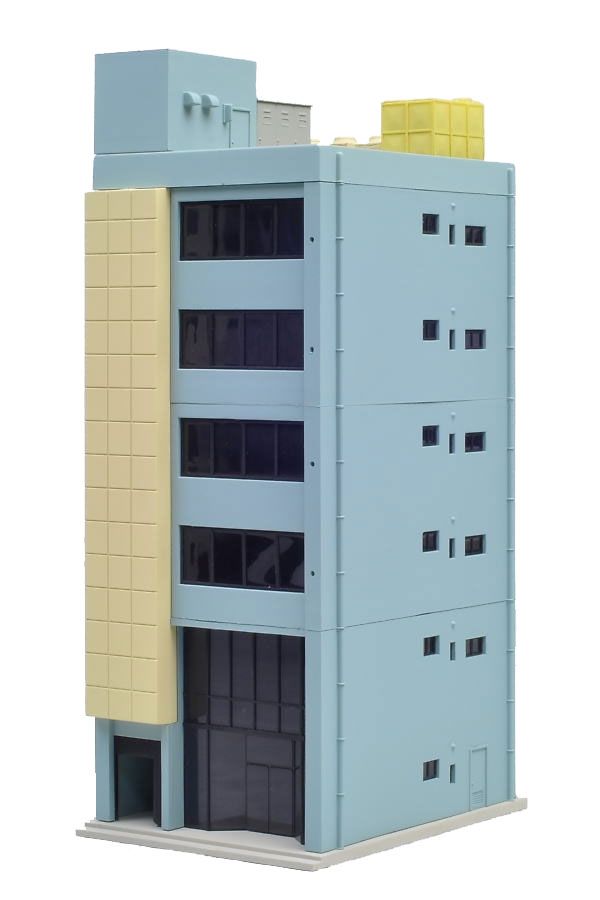 Kato USA Model Train 23432A Business Building 1 (Grey)