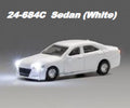 Kato USA Model Train 24684C N Sedan Just Plug White