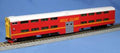Kato USA Model Train 356024 HO RI Bi-Level Cab/Coach #CC115
