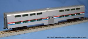 Kato USA Model Train 356031 HO Amtrak Bi-Level Coach