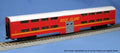 Kato USA Model Train 356034 HO RI Bi-Level 4-Window Pass. Car #155