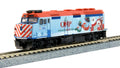 Kato USA Model Train 372016DCC F40PH ONP Christmas Train 2016 w/DCC