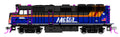 Kato USA Model Train 376575DCC F40PH with Ditch lights Chicago Metra New Paint #149 DCC