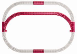 Lionel Train 12031 O RTR FasTrack Outer Passing Loop Pack