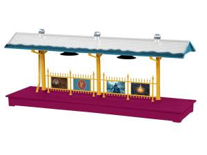 Lionel Train 1929060 O RTR PEP Polar Express Station Platform