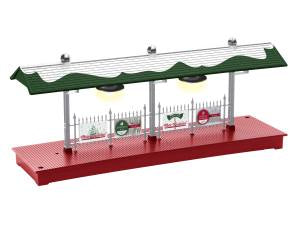 Lionel Train 1929070 O RTR PEP Winter Wonderland Station Platform